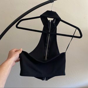 Misguided choker crop top